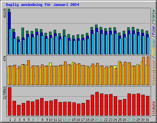 Daglig anvndning fr Januari 2024