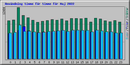 Anvndning timme fr timme fr Maj 2022